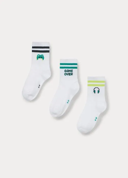 Paket od 3 para sportskih čarapa za dječake
