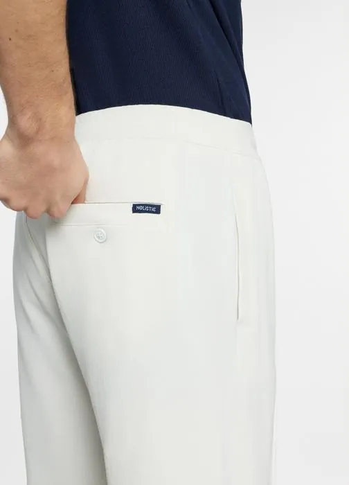 Bermuda in cotone con crête uomo