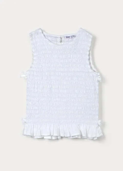 Slim bluza s okruglim izrezom za djevojčice