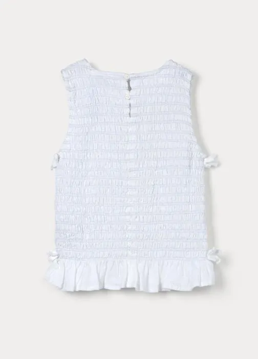 Slim bluza s okruglim izrezom za djevojčice