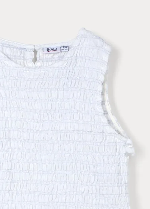 Slim bluza s okruglim izrezom za djevojčice