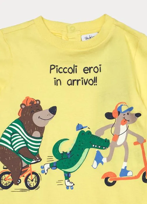 Jogging set in jersey di puro cotone bimbo