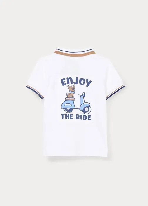 Polo majica od čistog pamuka za bebe