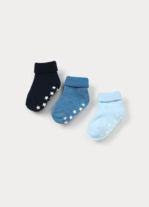 Paket od 3 para protukliznih čarapa za bebe