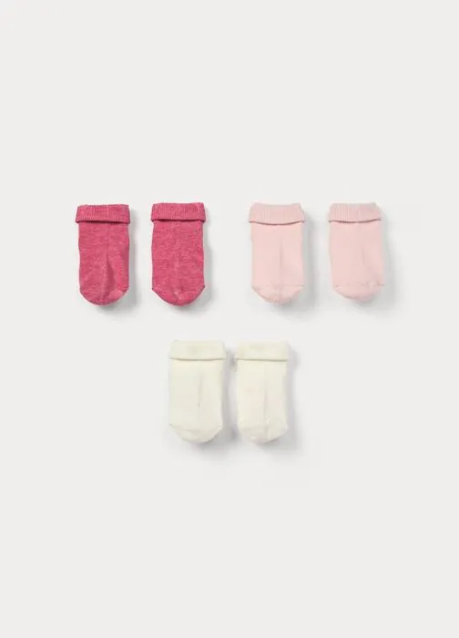 Paket od 3 para protukliznih čarapa za bebe