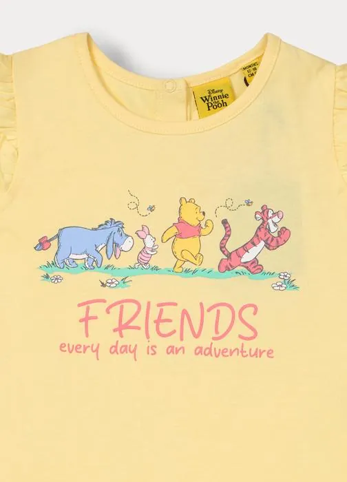 Set pigiama Winnie the Pooh corto in jersey di puro cotone
