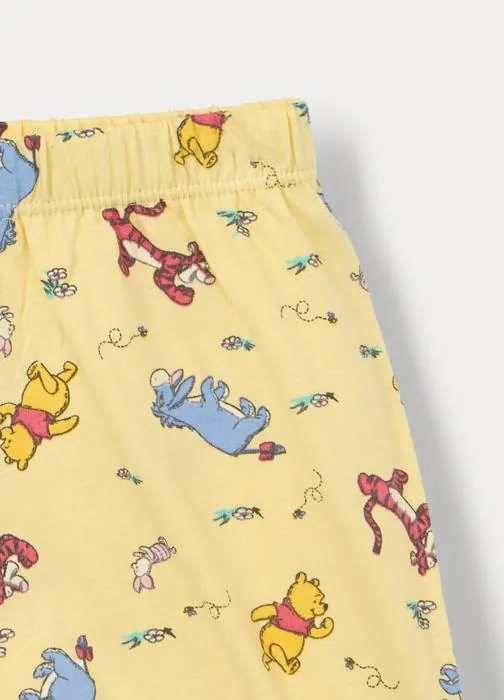 Set pigiama Winnie the Pooh corto in jersey di puro cotone