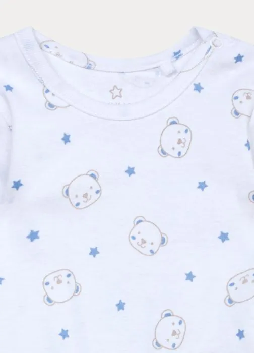 Paket od 3 rebrasta bodija za bebe