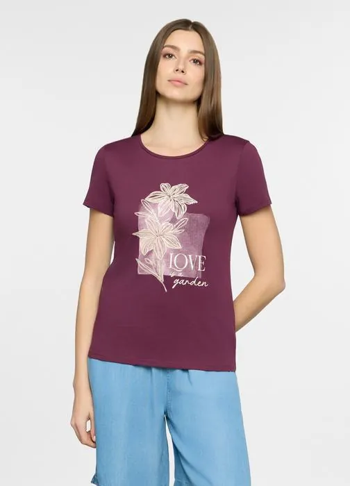 T-shirt girocollo donna