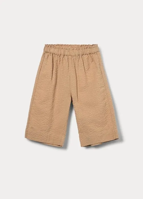 Pantaloni in puro cotone seersucker bimba