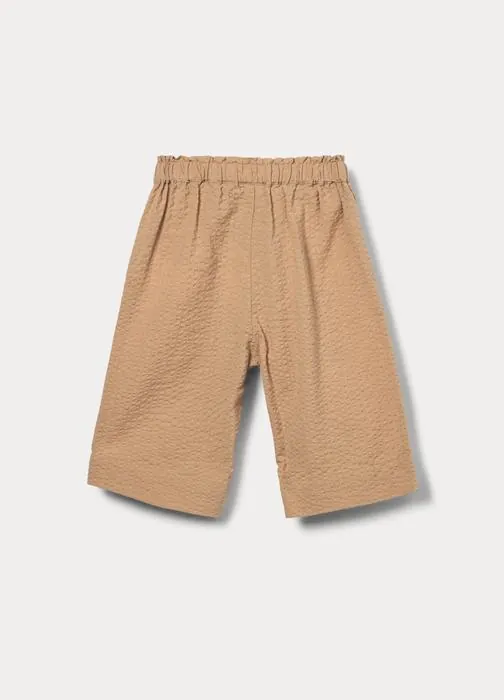 Pantaloni in puro cotone seersucker bimba
