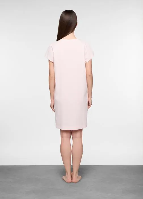 Camicia da notte in jersey di puro cotone donna
