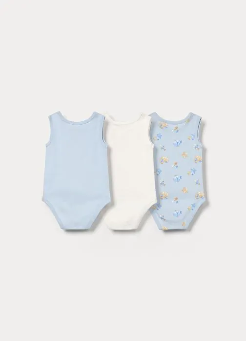 Paket od 3 rebrasta bodyja za bebe
