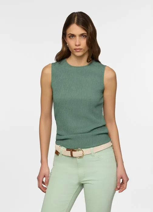 Ženska majica bez rukava slim fit