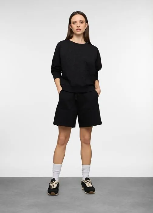 Bermuda in french terry di puro cotone donna