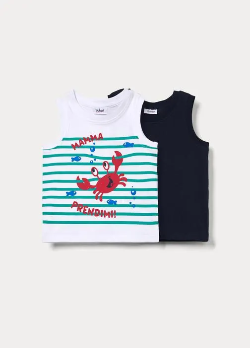 Paket od 2 majica bez rukava za bebe