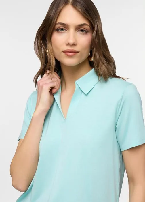 Ženska polo majica s V-izrezom