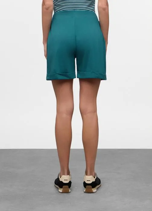 Bermuda fit regular in jersey di puro cotone donna