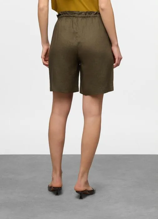 Bermuda in puro lino donna
