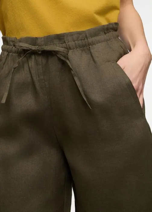 Bermuda in puro lino donna
